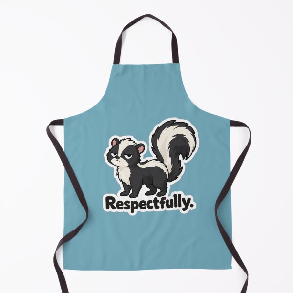 Item preview, Respectfully. Funny Skunk Meme | Sassy Skunk Sticker Design designed and sold by BabyStark.