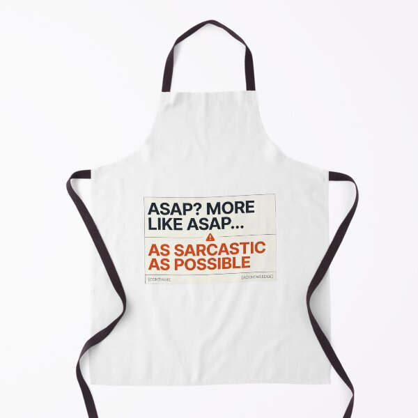Item preview, ASAP As Sarcastic As Possible Funny Office Quote designed and sold by WittyBrand.