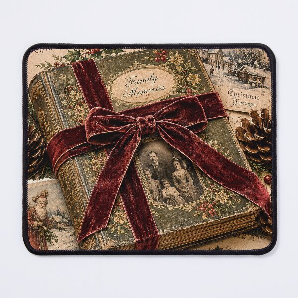 Item preview, Vintage Christmas Family Memories – Nostalgic Holiday Album & Postcards designed and sold by Iras-Art-Corner.