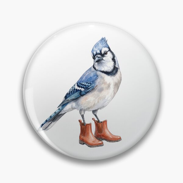Item preview, Blue Jay Brown Boots designed and sold by Tiffany Roy.