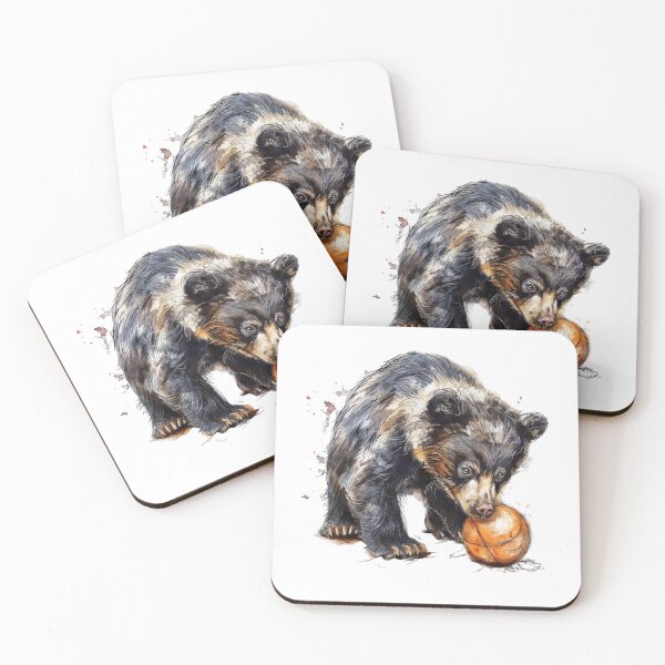 Item preview, Bear Cub | Cute Woodland Animal Watercolor Art designed and sold by Mandayartstudio.