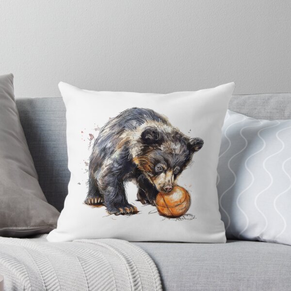 Item preview, Bear Cub | Cute Woodland Animal Watercolor Art designed and sold by Mandayartstudio.