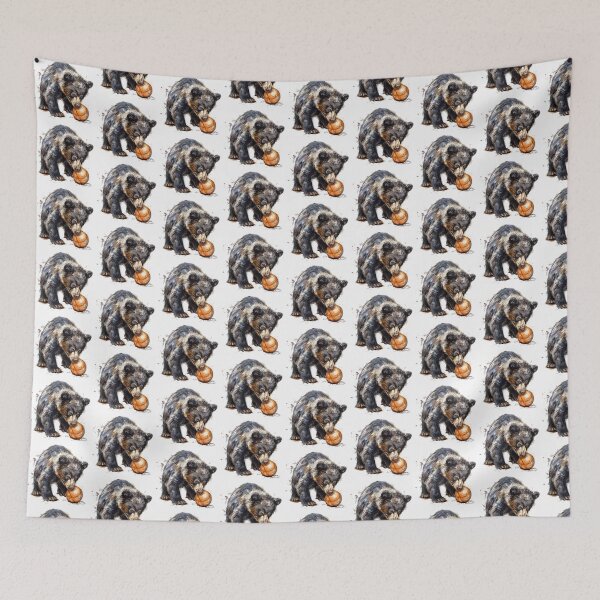 Item preview, Bear Cub | Cute Woodland Animal Watercolor Art designed and sold by Mandayartstudio.