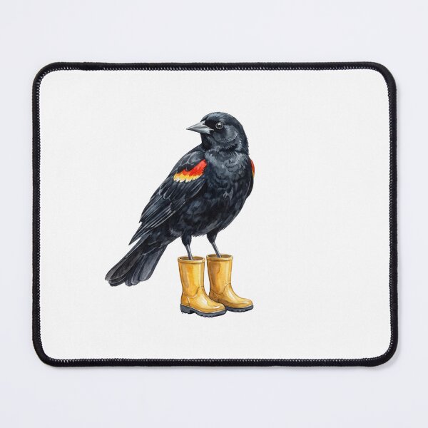 Item preview, Red Winged Blackbird Boots designed and sold by Roy & Tiffany.