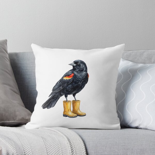 Item preview, Red Winged Blackbird Boots designed and sold by Roy & Tiffany.