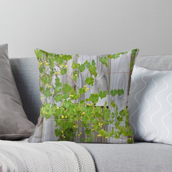 Item preview, Grape Vines Against Wooden Fence designed and sold by Cynthia48.