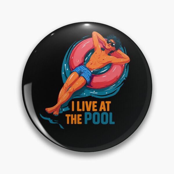 Item preview, I Live At The Pool designed and sold by dRaBaBdesign.