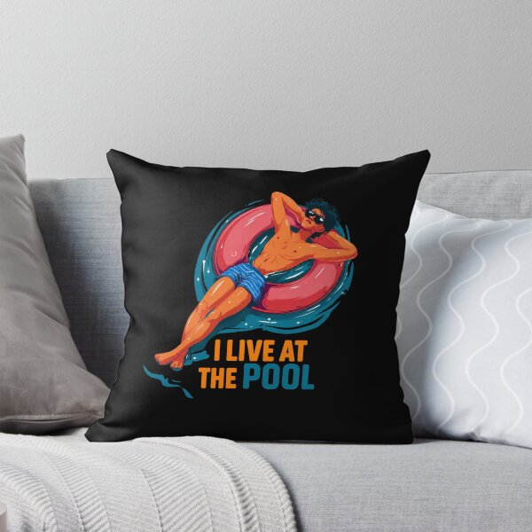Item preview, I Live At The Pool designed and sold by DRABaBdesign.