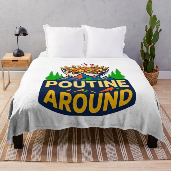 Item preview, Poutine Around — Funny Canadian Food T-Shirt | Poutine Lover Graphic Tee designed and sold by Canadian Spirit.
