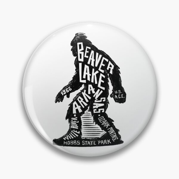 Item preview, Bigfoot Label of Beaver Lake Arkansas.  designed and sold by John Morris Illustration.