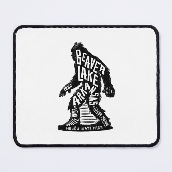 Item preview, Bigfoot Label of Beaver Lake Arkansas.  designed and sold by John Morris Illustration.