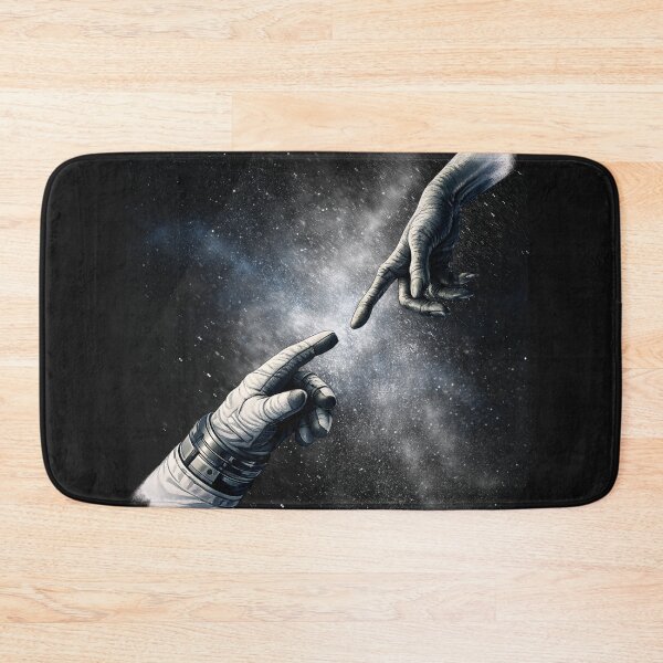 Item preview, Michelangelo Astronaut with Alien Hands Galaxy Space Sci-Fi designed and sold by Genius Geek.