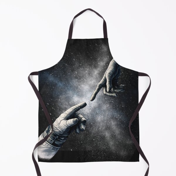 Item preview, Michelangelo Astronaut with Alien Hands Galaxy Space Sci-Fi designed and sold by Genius Geek.