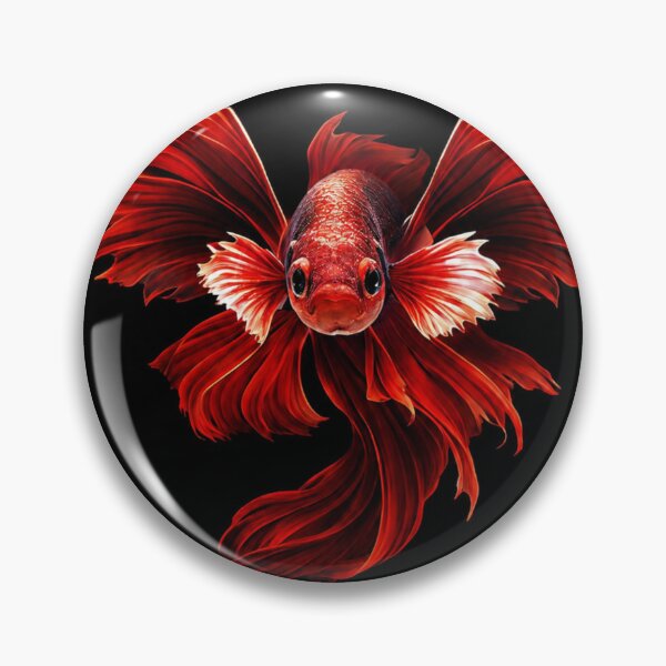 Item preview, Crimson fighting fish designed and sold by Einkstudio.