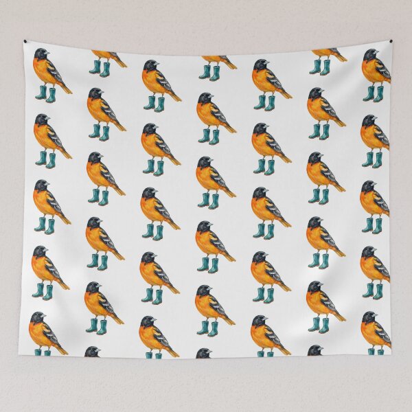 Item preview, Baltimore Oriole Teal Boots designed and sold by Roy & Tiffany.