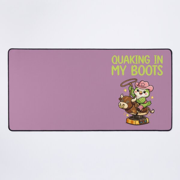 Item preview, Quaking in my boots, quaker bird riding mechanical bull designed and sold by BritishDelights.