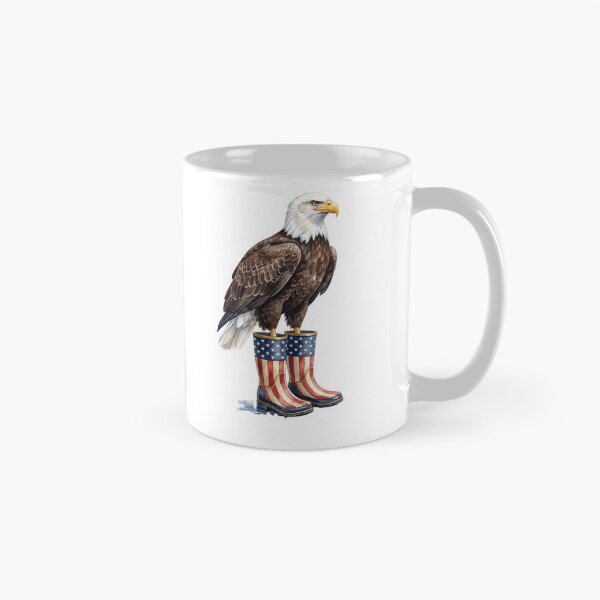 Item preview, American Eagle USA Flag Boots designed and sold by Roy & Tiffany.