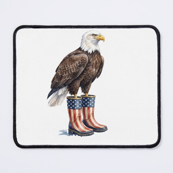 Item preview, American Eagle USA Flag Boots designed and sold by Roy & Tiffany.