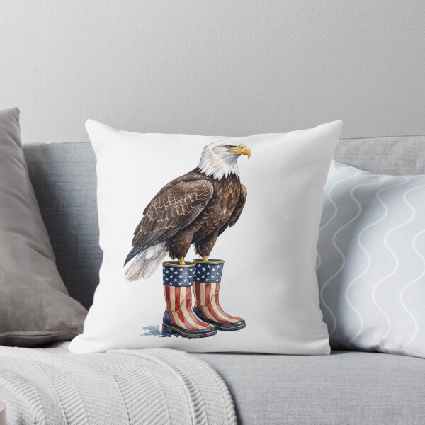 Item preview, American Eagle USA Flag Boots designed and sold by Roy & Tiffany.