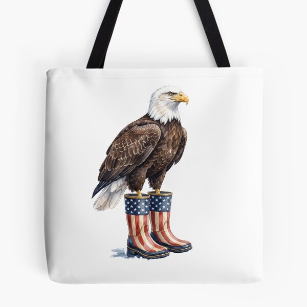 Item preview, American Eagle USA Flag Boots designed and sold by Roy & Tiffany.