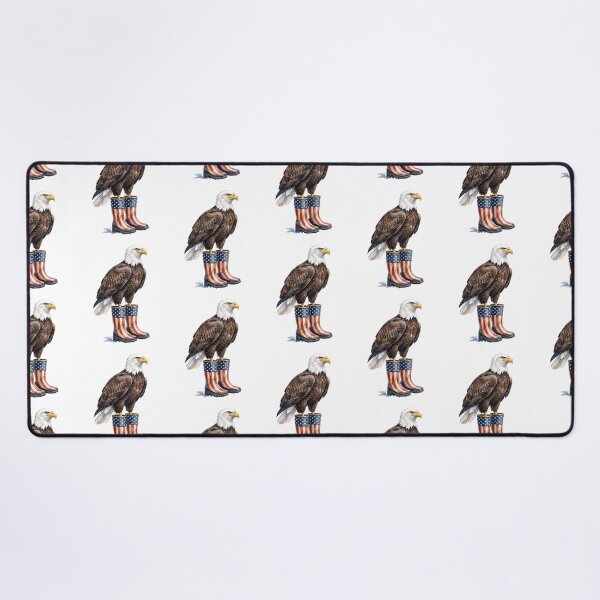 Item preview, American Eagle USA Flag Boots designed and sold by Roy & Tiffany.