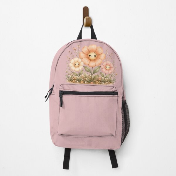 Item preview, Kawaii Flower Family Illustration – Cute Blooming Trio Design Art designed and sold by MagicMakerPh.