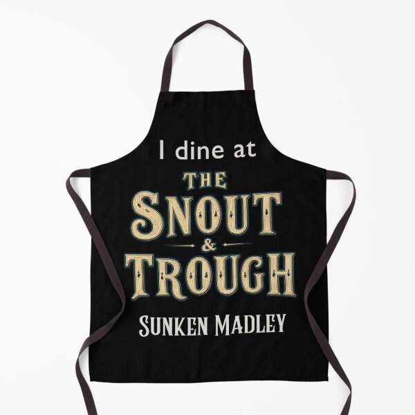 Item preview, The Snout & Trough, Dining Souvenir - Light Text designed and sold by Amanda-Cadabra.