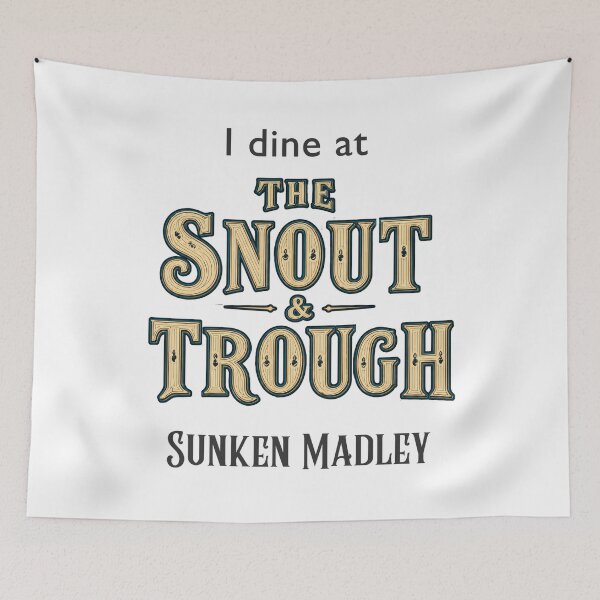Item preview, The Snout & Trough, Dining Souvenir designed and sold by Amanda-Cadabra.