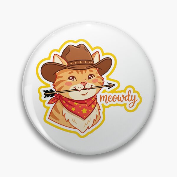 Item preview, Meowdy Cowboy Cat Cute Western Orange Tabby designed and sold by raedattia.