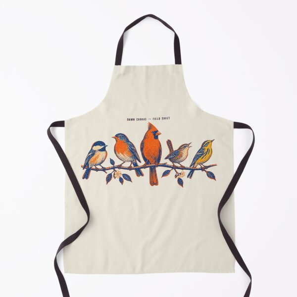 Item preview, Dawn Chorus Songbirds Two-Color Risograph Field Sheet designed and sold by Czajnikolandia.