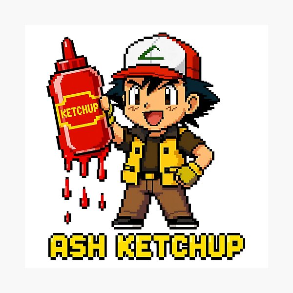 Item preview, Ketchup Coach – Retro Pixel Art designed and sold by teamzeta.
