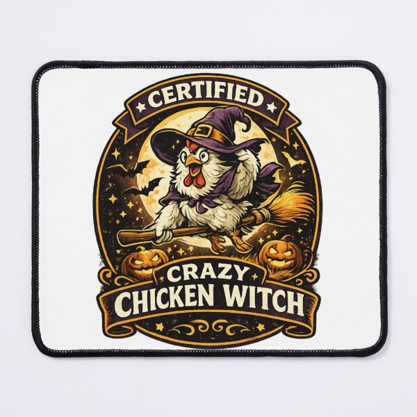 Item preview, Funny Chicken Witch Shirt – Halloween Chicken Lover Gift | Spooky Backyard Chicken Design designed and sold by AydenWorld.