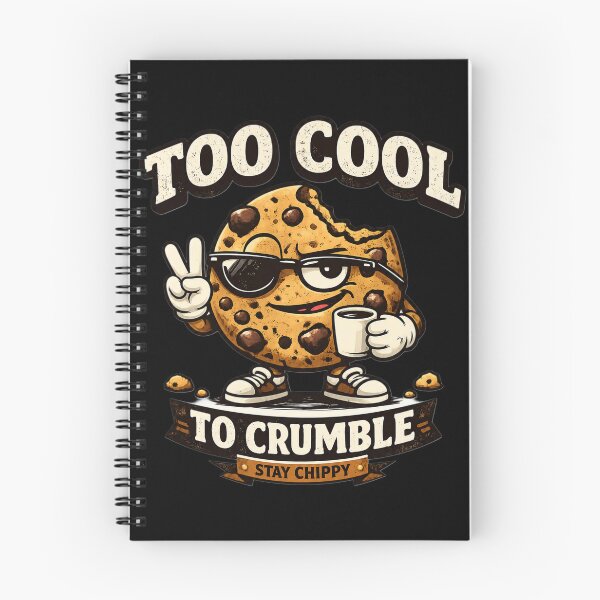 Item preview, Too Cool to Crumble – Funny Chocolate Chip Cookie designed and sold by SidTastic .