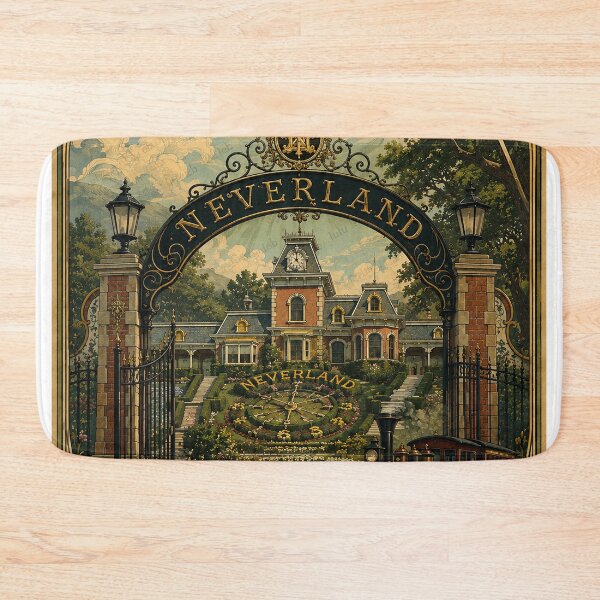 Item preview, Neverland Home of Michael Jackson in Sepia designed and sold by LuluLeb.