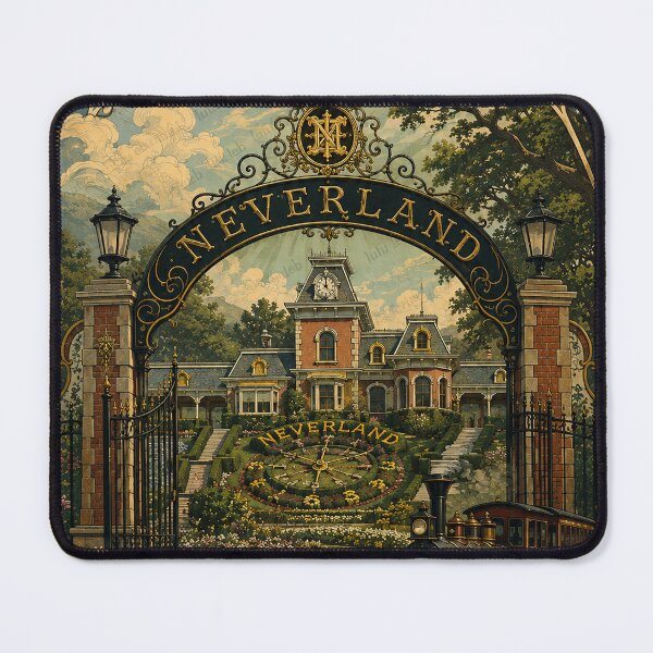 Item preview, Neverland Home of Michael Jackson in Sepia designed and sold by LuluLeb.