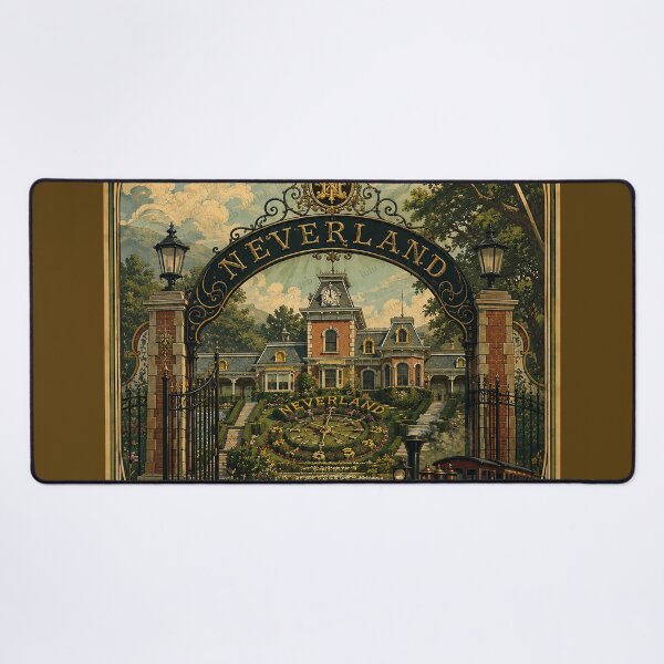 Item preview, Neverland Home of Michael Jackson in Sepia designed and sold by LuluLeb.