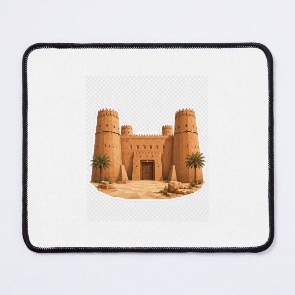 Item preview, Masmak Fortress Riyadh Saudi Arabia | Najdi Historic Landmark designed and sold by DesertInkArt.