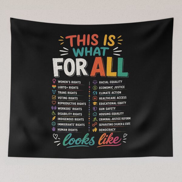 Item preview, Liberty and Justice for ALL, Human Rights, Social Justice, Progressive Values designed and sold by Cchotlan.