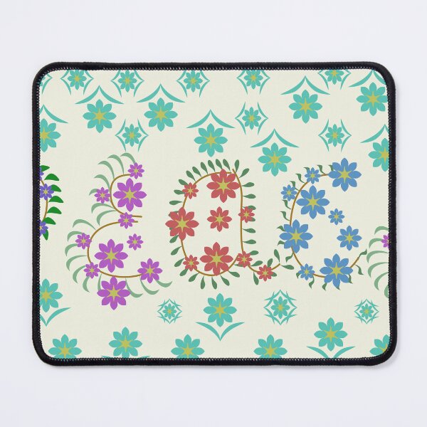 Item preview, Colorful Decorative Floral Botanical Composition with Stylized Flowers and Curved Vines, Vector Illustration designed and sold by Ei-Ei.