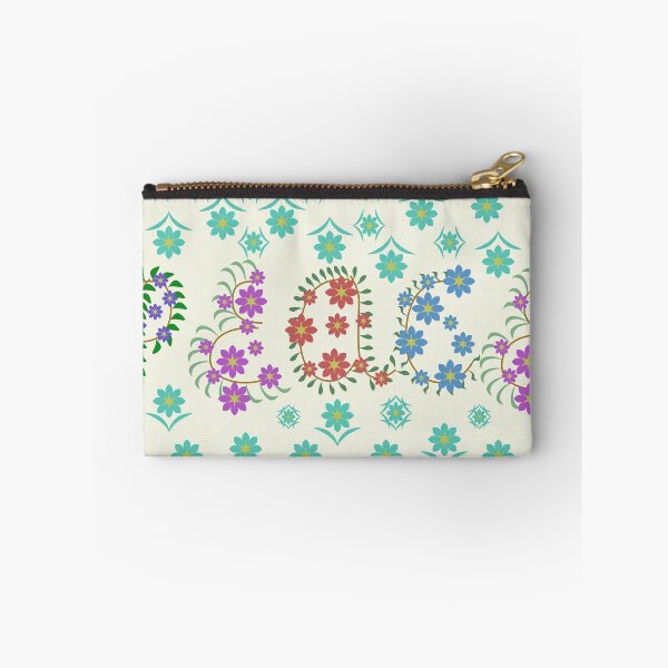 Item preview, Colorful Decorative Floral Botanical Composition with Stylized Flowers and Curved Vines, Vector Illustration designed and sold by Ei-Ei.