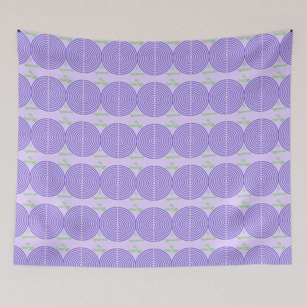 Item preview, My Energy is Magnetic Purple Concentric Wave Quote designed and sold by NikBrin Prevail .