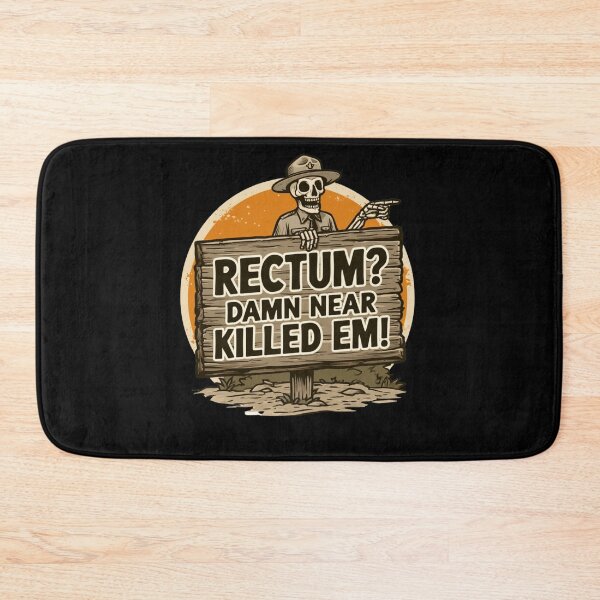 Item preview, Rectum Damn Near Killed em! Funny Old Times Design designed and sold by DarkRelicStudio.