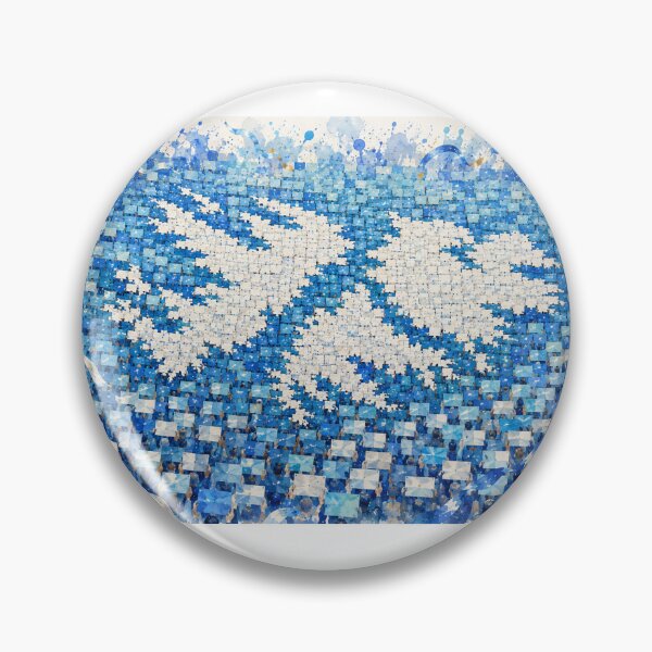 Item preview, Malvinas Mosaic Art: The Grandstand - Argentine Watercolor designed and sold by Esencia Argentina.