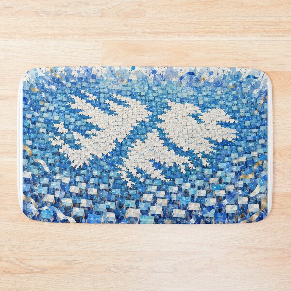 Item preview, Malvinas Mosaic Art: The Grandstand - Argentine Watercolor designed and sold by Esencia Argentina.
