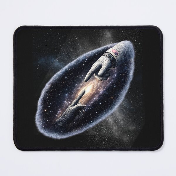 Item preview, Copy of Michelangelo Astronaut with Alien Hands Galaxy Space Sci-Fi designed and sold by Genius Geek.