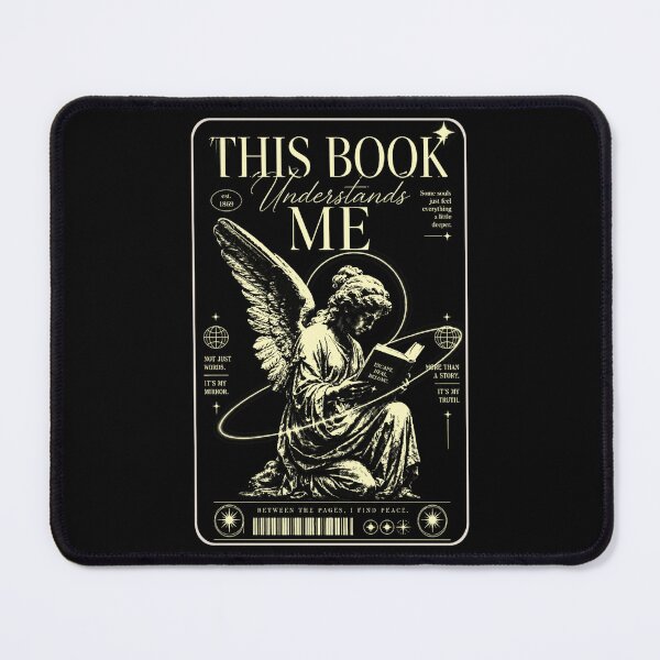Item preview, This Book Understands Me – Gothic Book Lover Typography Quote designed and sold by StockAnime.