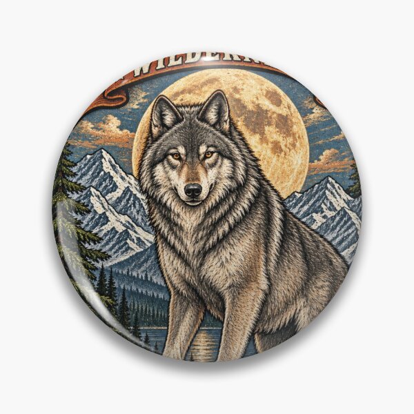 Item preview, Wild Wolf Wilderness designed and sold by KrungiT Design .