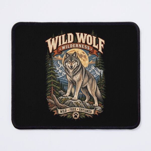 Item preview, Wild Wolf Wilderness designed and sold by KrungiT Design .