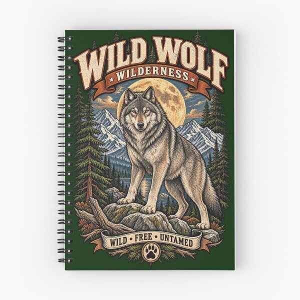 Item preview, Wild Wolf Wilderness designed and sold by KrungiT Design .