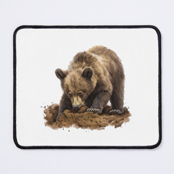 Item preview, Bear Cub | Cute Woodland Animal Watercolor Art designed and sold by Mandayartstudio.